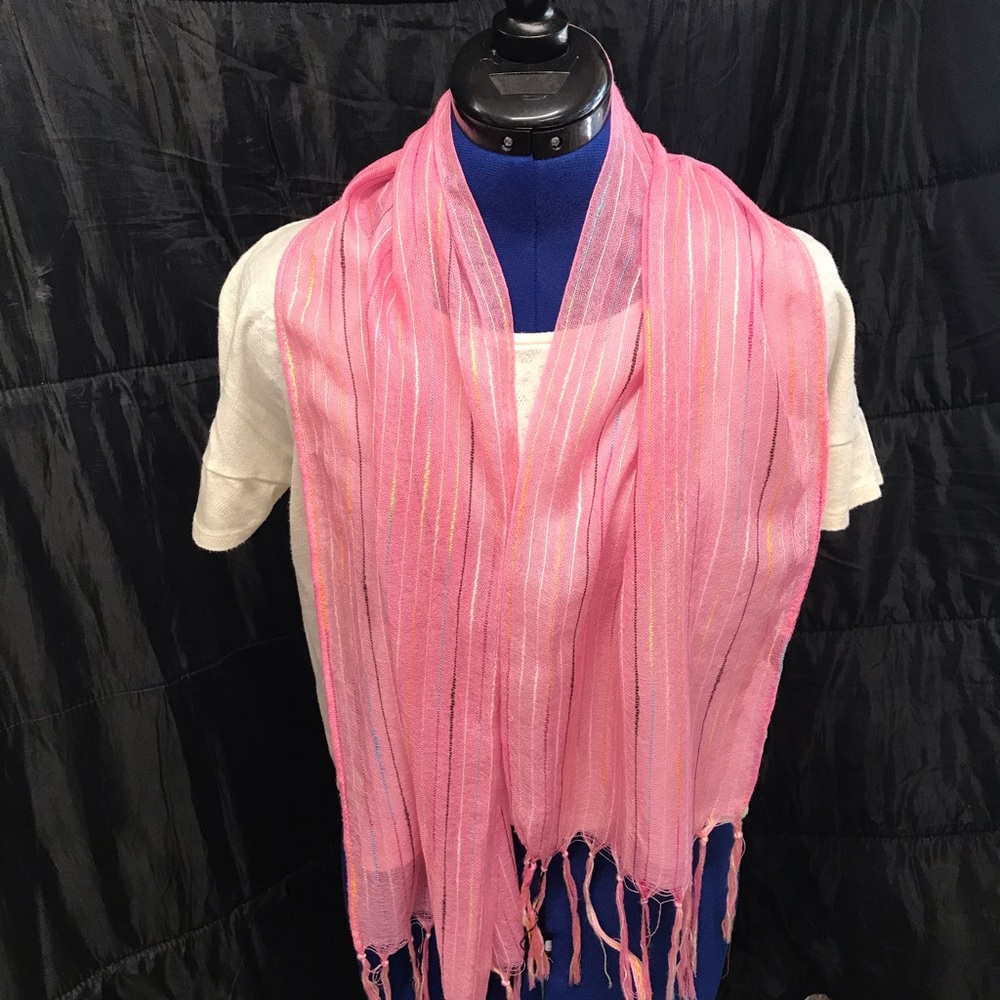 NWOT Pink Scarf